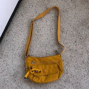 Yellow Kipling Crossbody Purse